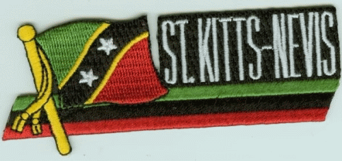 St. Kitts & Nevis Sidekickaufnäher Patch