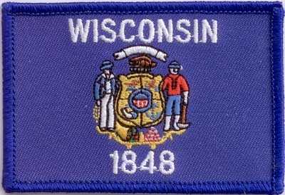 Wisconsin Aufnäher / Patch