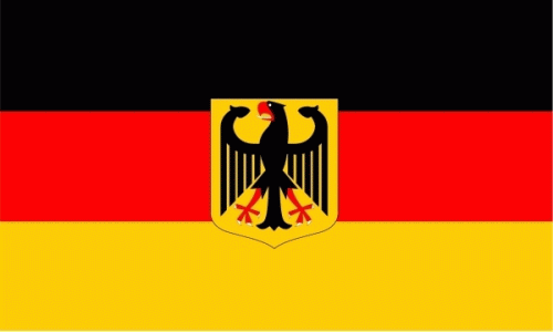 Deutschland mit Adler Flagge 90x150 cm Sonderangebot 68d