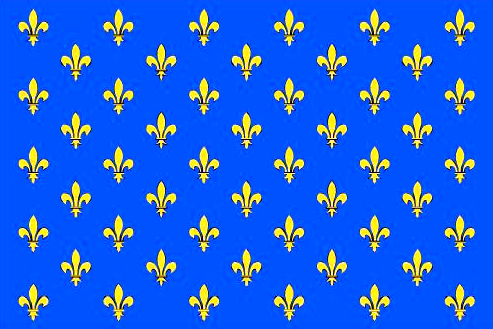 Lilienbanner Frankreich Flagge 90x150 cm