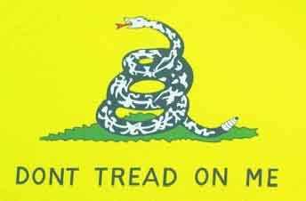 Gadsen Don't tread on me Flagge 90x150 cm