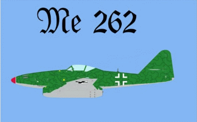 ME 262 Messerschmitt Flagge 90x150 cm (E)