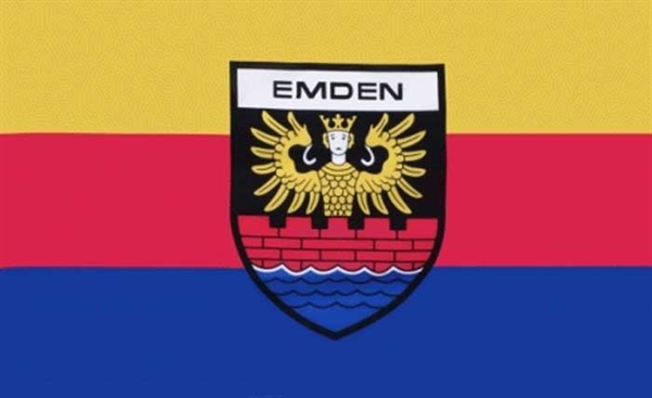 Emden Hohlsaum/Tunnel Flagge 90x150 cm Sonderangebot