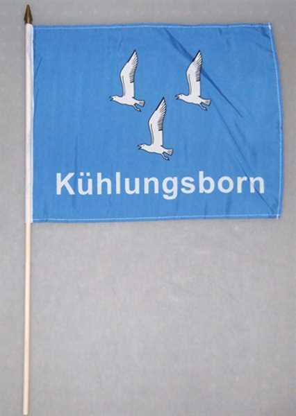 Kühlungsborn Stockflagge 30x45 cm ( Digitaldruck )