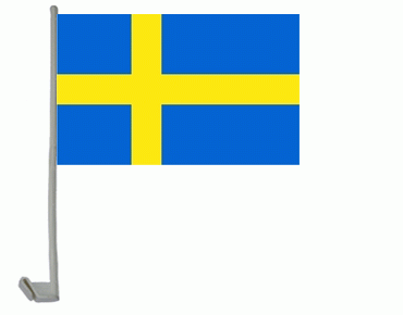 Schweden Autoflagge 30x45 cm