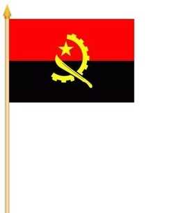 Angola Stockflagge 30x45 cm,160 Dernier (G) A