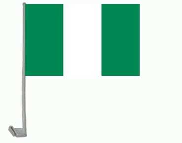 Nigeria Autoflagge 30x45 cm