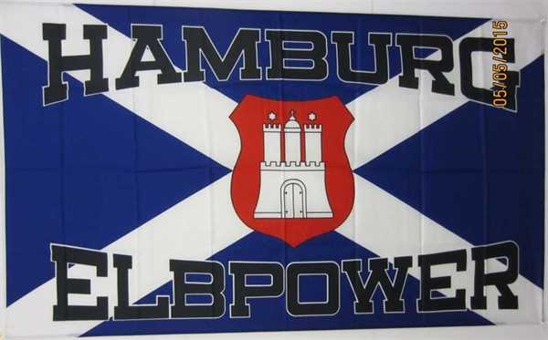 Hamburg Elbpower Flagge 90x150 cm