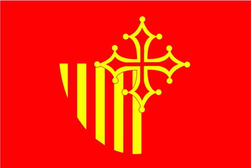 Languedoc-Roussilon Region Flagge 90x150 cm