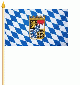 Bayern Freistaat Staatswappen Flagge 60x90 cm