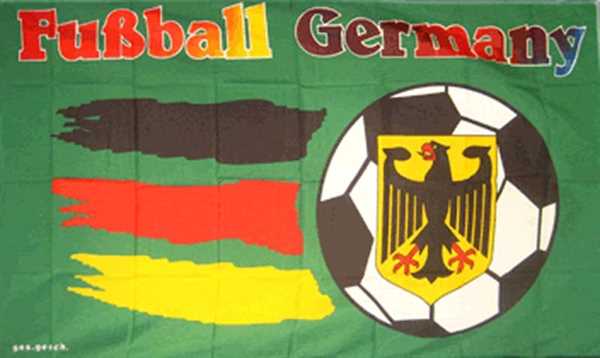 Deutschland Fußball Germany Flagge 90x150 cm,160 Dernier (G)Sonderangebot