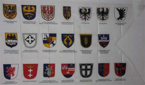 Landsmannschaften Flagge 90x150 cm,160 Dernier (G)