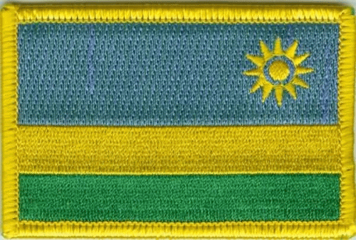 Ruanda Aufnäher / Patch