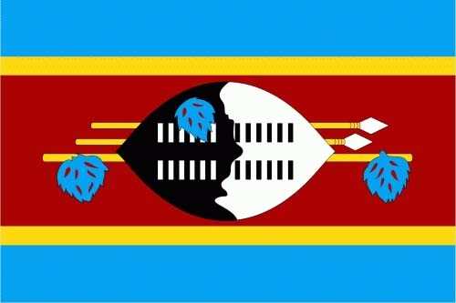 Swasiland Flagge 60x90 cm