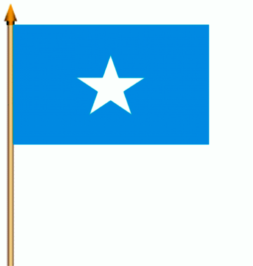 Somalia Stockflagge 30x45 cm ( Digitaldruck )