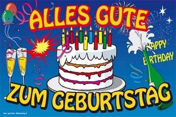 Geburtstag Alles Gute zum Geburtstag Flagge 90x150 cm