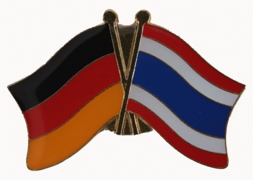 Deutschland / Thailand Freundschaftspin