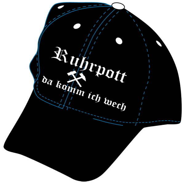 Ruhrpott da komm ich wech Baseballcap