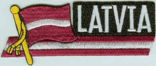 Lettland Sidekickaufnäher Patch