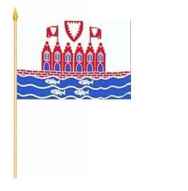 Heiligenhafen Stockflagge 30x45 cm,160 Dernier (G) Abverkauf