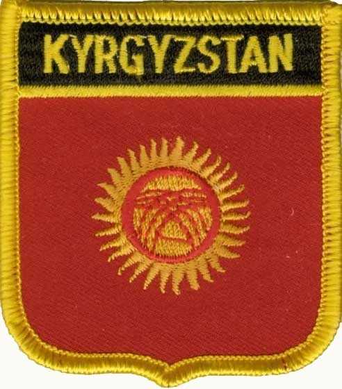 Kirgistan Wappenaufnäher / Patch