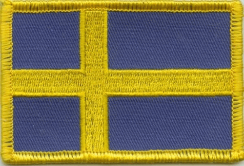 Schweden kleine Aufnäher / Patch 4x6 cm