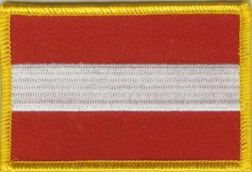 Österreich kleine Aufnäher / Patch 4x6 cm