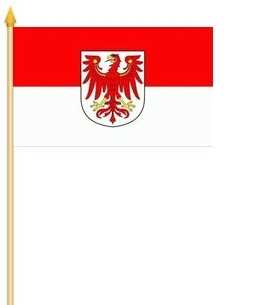 Brandenburg Landesdienst Stockflagge 30x45 cm