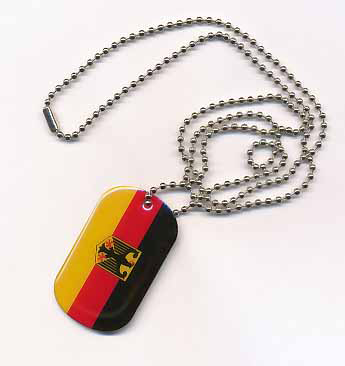 Deutschland mit Adler Dog Tag 30x50 mm (Erkennungsmarke)