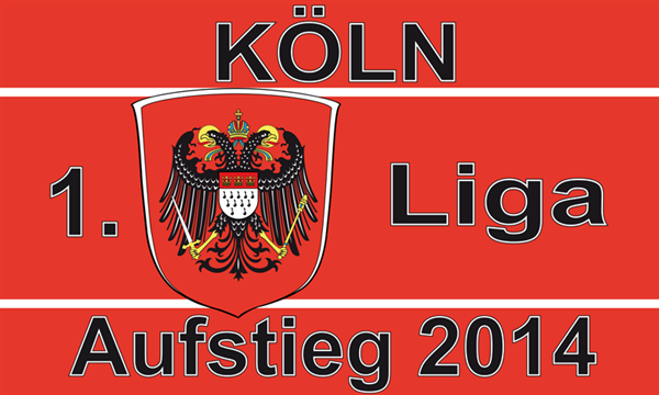 Köln Aufstieg Flagge 90x150 cm