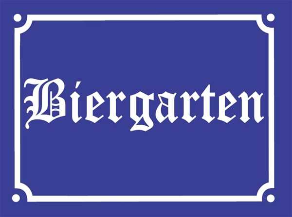 Biergarten Flagge 90x150 cm (EH)