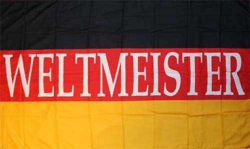 Deutschland Weltmeister Flagge 90x150 cm Sonderangebot