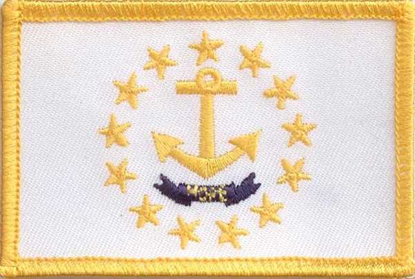 Rhode Island Aufnäher / Patch