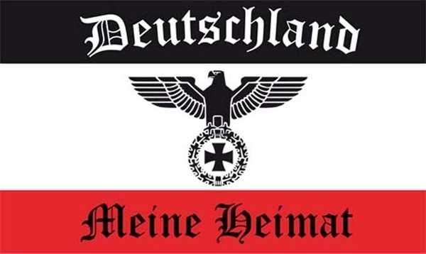 DR- Deutschland mit Adler Meine Heimat Flagge 60x90 cm, Historisch  Deutschland/Welt, Flaggen 60 x 90 cm, Flaggengrößen